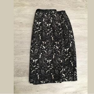 Talbots NWT black pencil skirt Sz 14